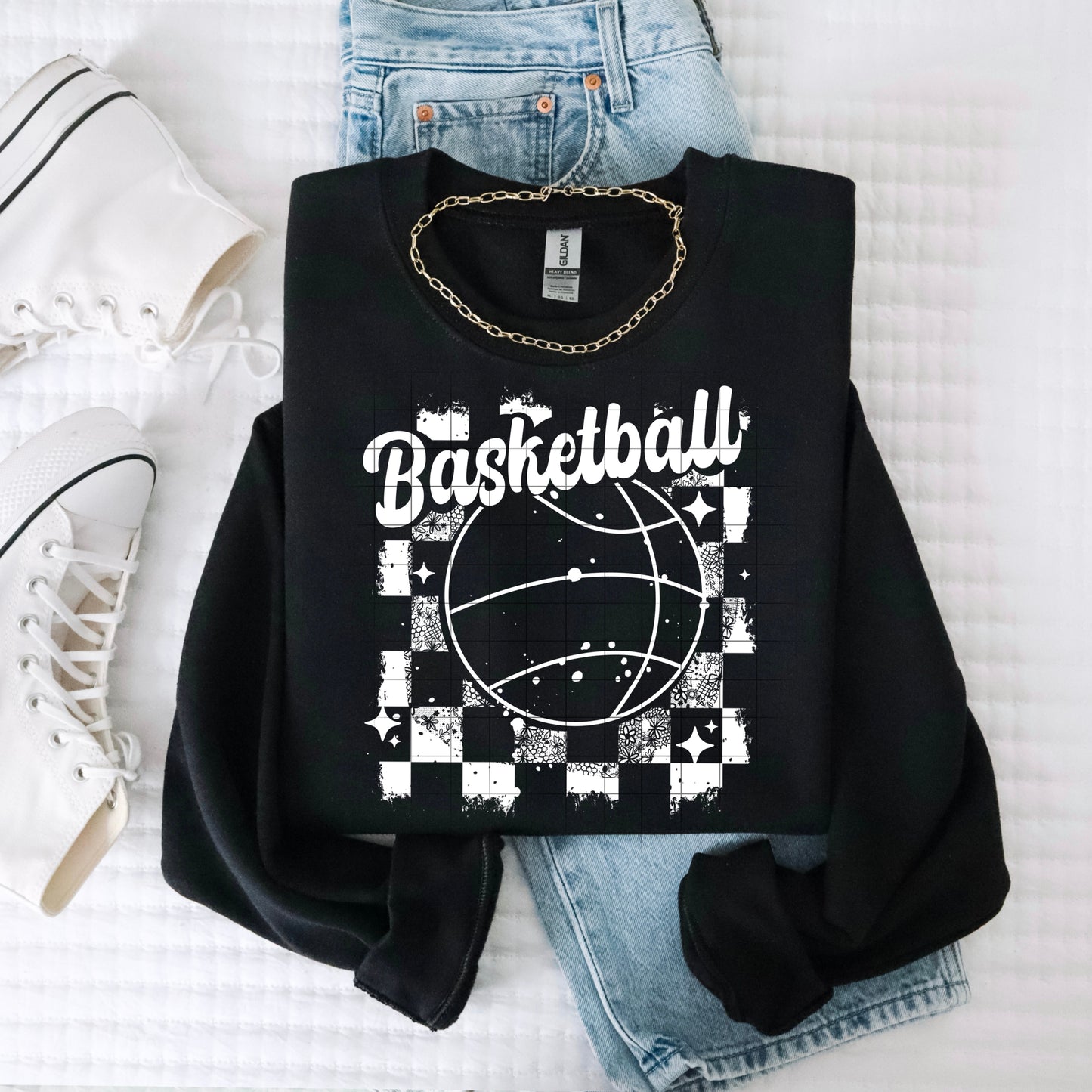 Basketball Distressed Transfer**SOLD SEPARATELY**