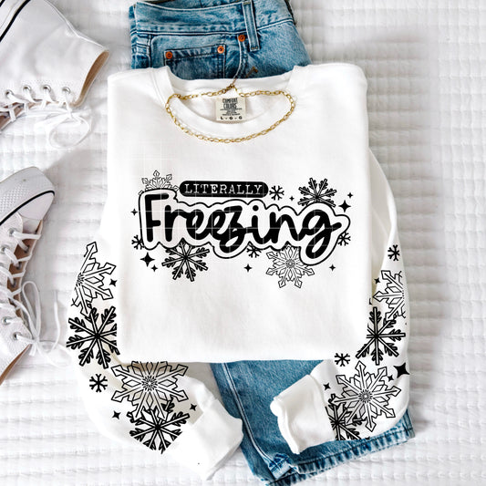 Literally Freezing  Transfer*TWO PART**SOLD SEPARATELY**