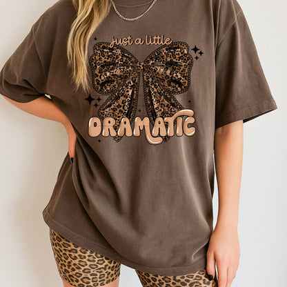 Dramatic Leopard Bow Transfer*TWO PART**SOLD SEPARATELY**