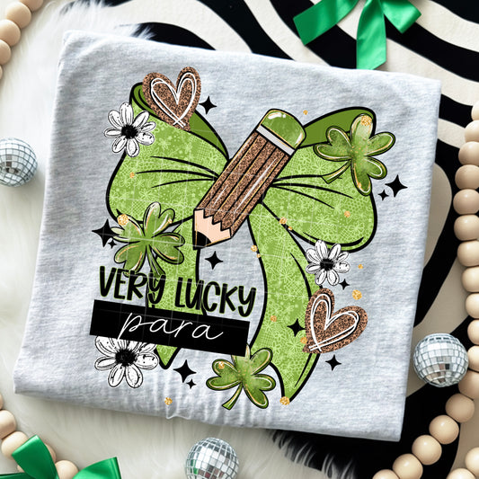 Very Lucky Para Teacher Transfer**Sold Separately**