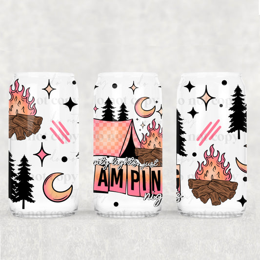 Camping Nights Libbey Wrap Transfer