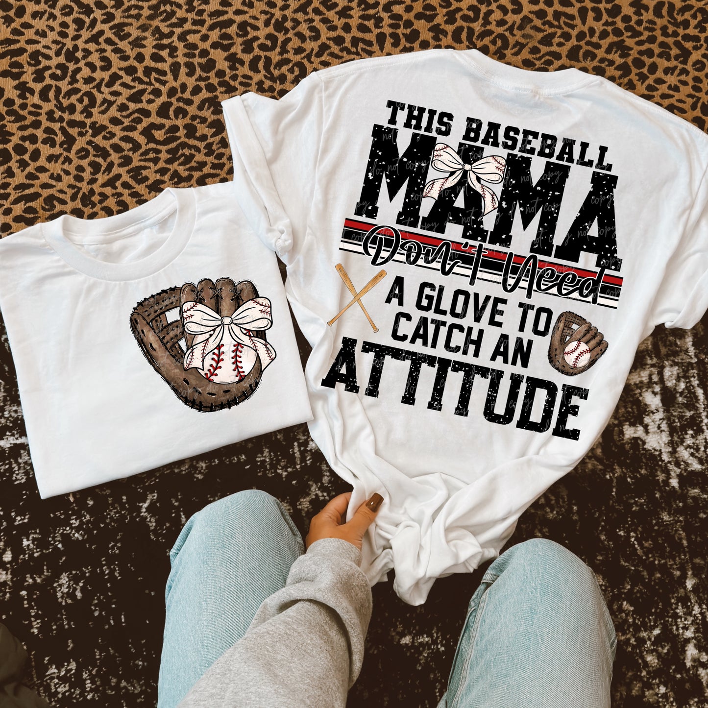 This Baseball Mama Transfer ** TWO PART* SOLD SEPARATELY**