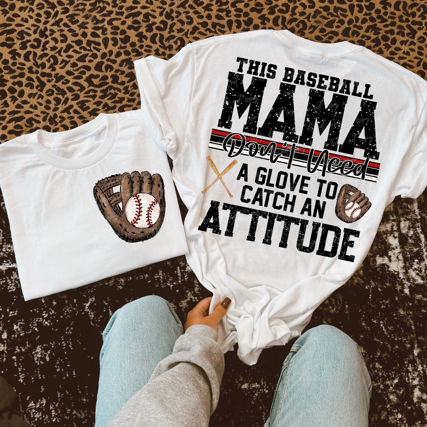 This Baseball Mama Transfer ** TWO PART* SOLD SEPARATELY**