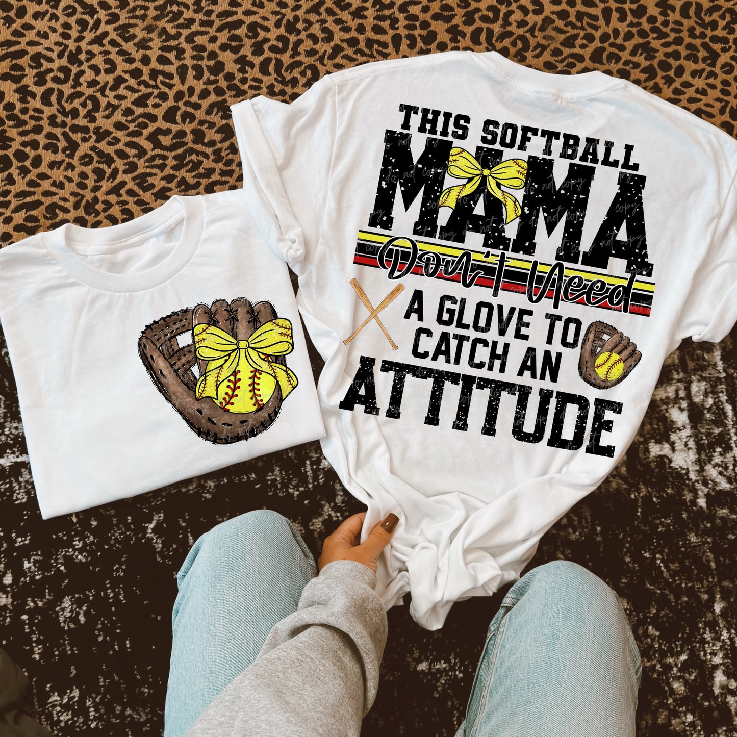 This Softball Mama Transfer ** TWO PART* SOLD SEPARATELY**