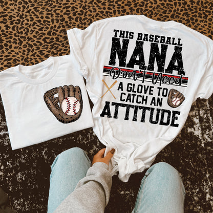 This Baseball Nana Transfer ** TWO PART* SOLD SEPARATELY**