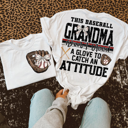 This Baseball Grandma Transfer ** TWO PART* SOLD SEPARATELY**