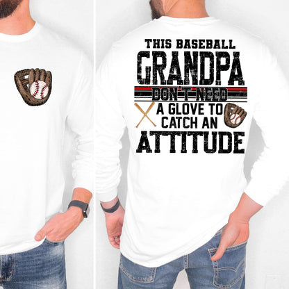 This Baseball Grandpa Transfer ** TWO PART* SOLD SEPARATELY**