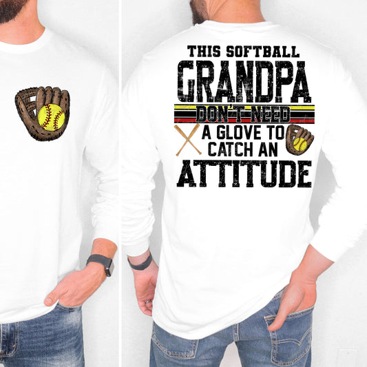 This Softball Grandpa Transfer ** TWO PART* SOLD SEPARATELY**