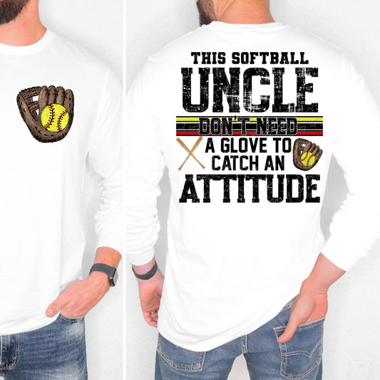 This Softball Uncle Transfer ** TWO PART* SOLD SEPARATELY**