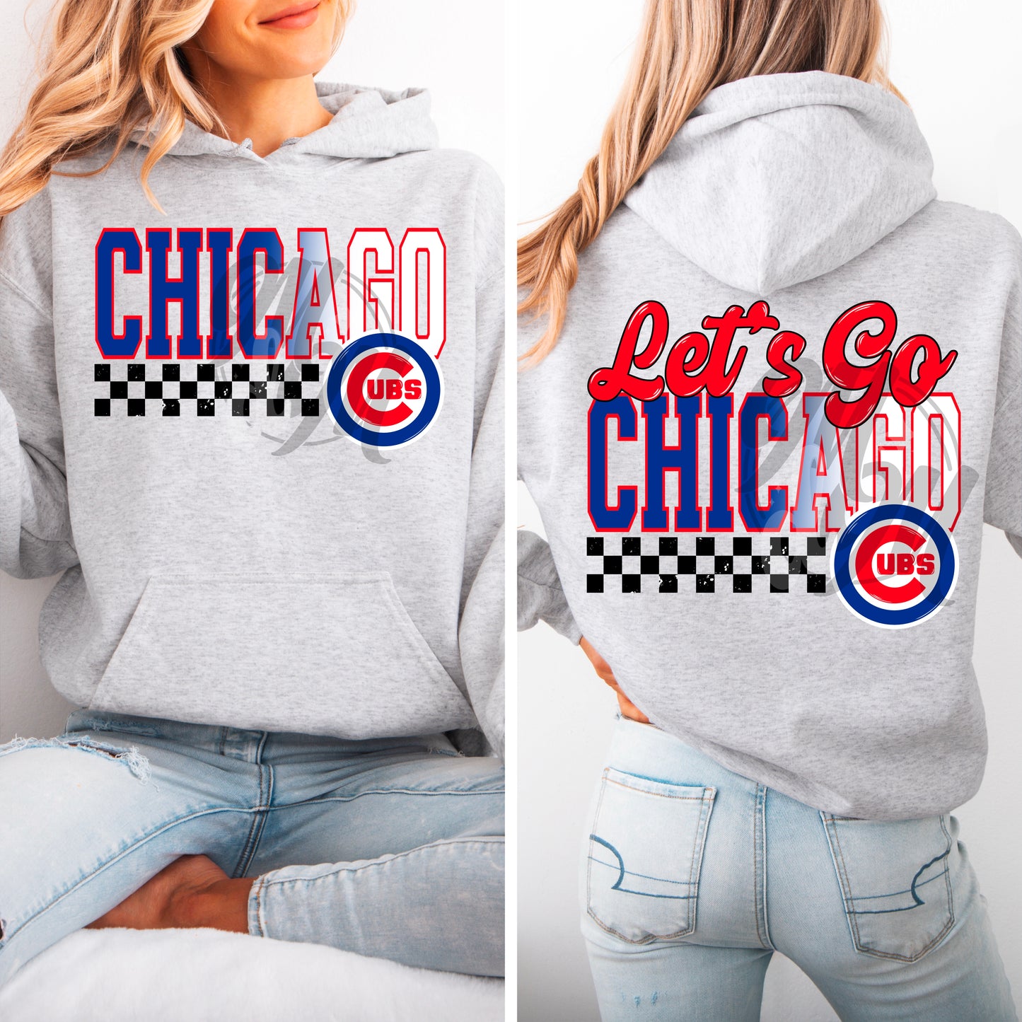 Let's Go Cubs Transfer ** TWO PART* SOLD SEPARATELY**