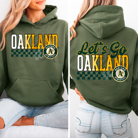 Let's Go Oakland Transfer ** TWO PART* SOLD SEPARATELY**