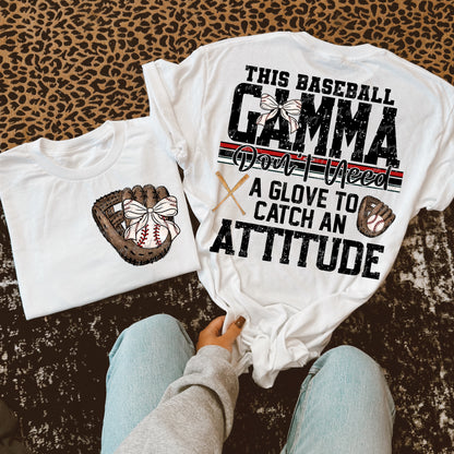 This Baseball Gamma Transfer ** TWO PART* SOLD SEPARATELY**