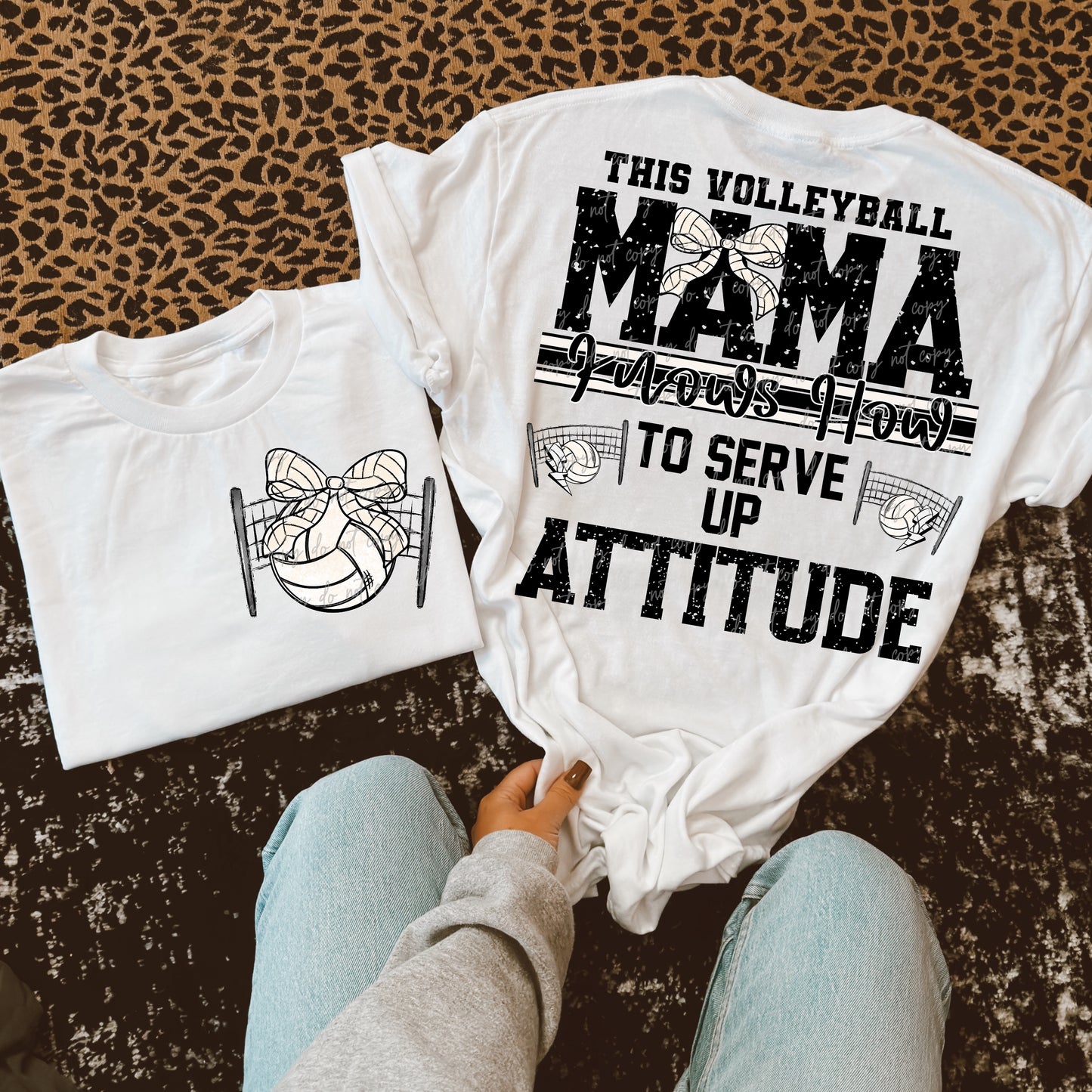 This Volleyball Mama Transfer ** TWO PART* SOLD SEPARATELY**