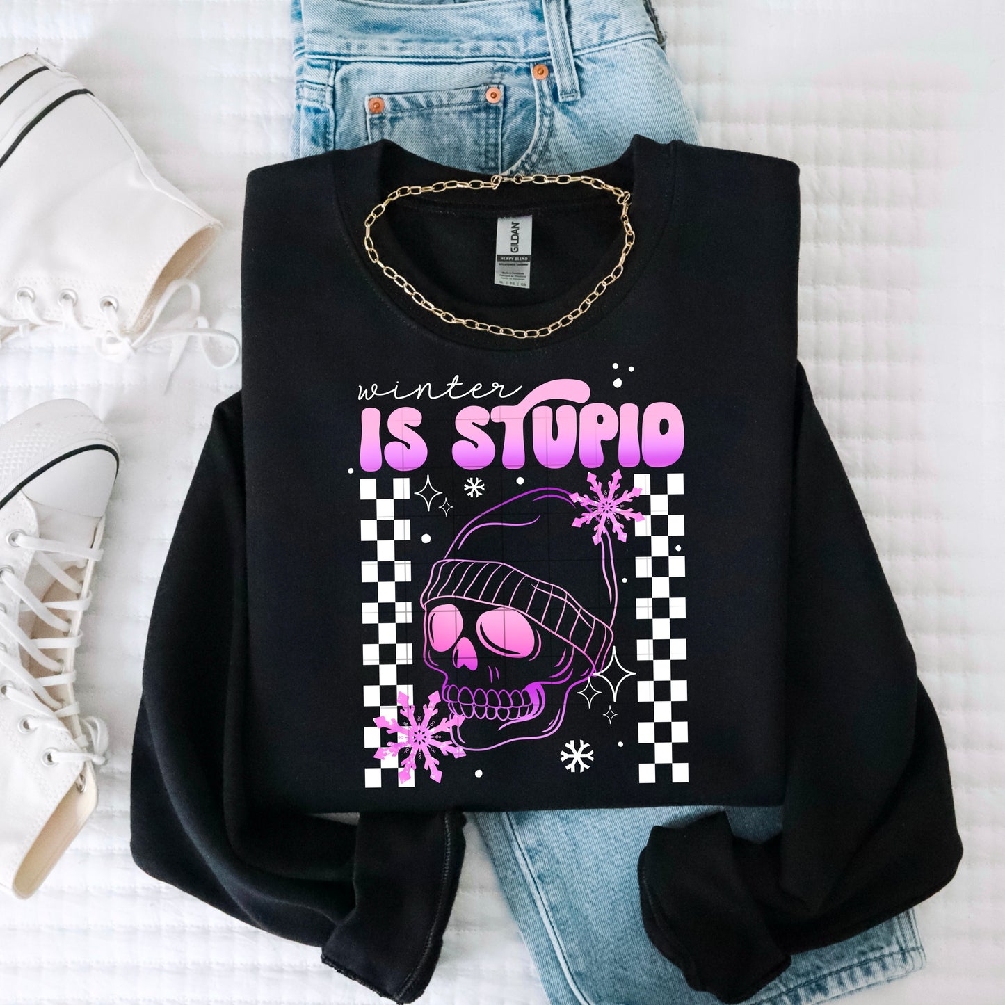 Winter Is Stupid Ombré Transfer