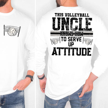 This Volleyball Uncle Transfer ** TWO PART* SOLD SEPARATELY**