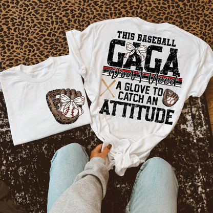 This Baseball Gaga Transfer ** TWO PART* SOLD SEPARATELY**