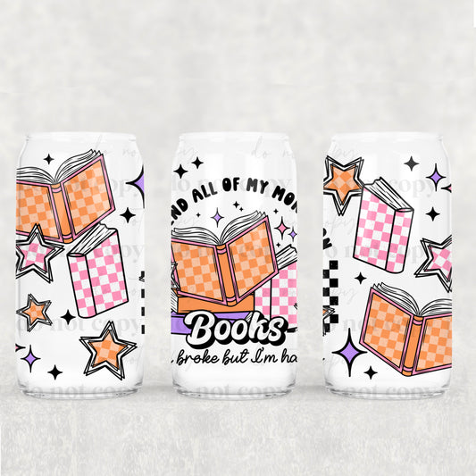 Books 16oz Libbey Wrap Transfer