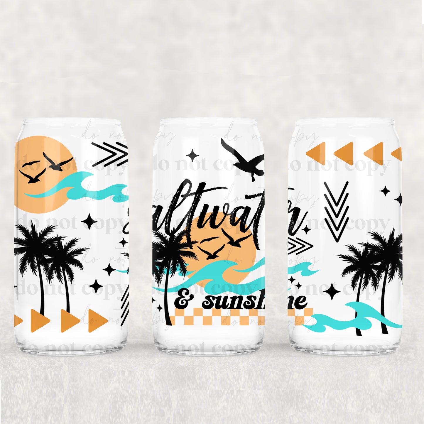 Saltwater 16oz Libbey Wrap Transfer