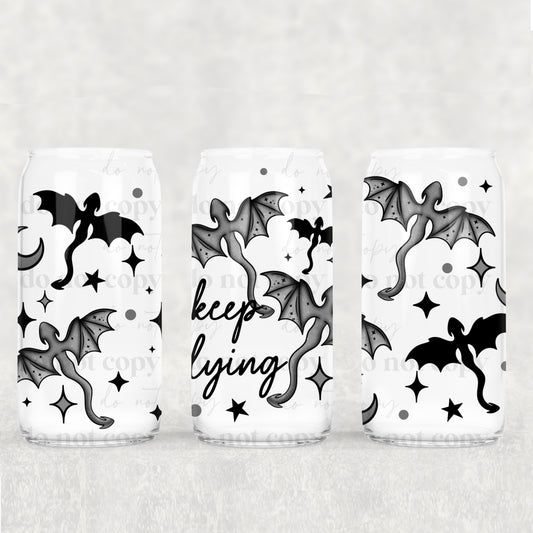Keep Flying 16oz Libbey Wrap Transfer