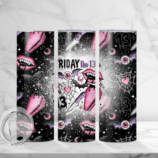 Friday 13th Tumbler Wrap Transfer