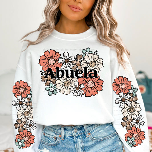 Aubela Floral Transfer ** TWO PART* SOLD SEPARATELY**