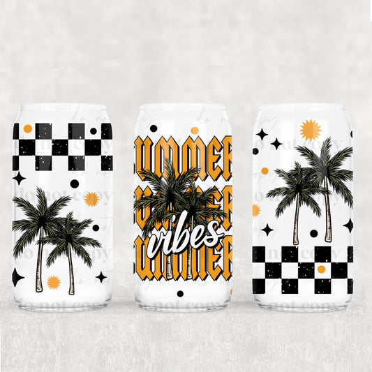Summer Vibes 16oz Libbey Wrap Transfer