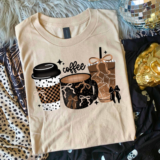 Coffee And Bows Transfer