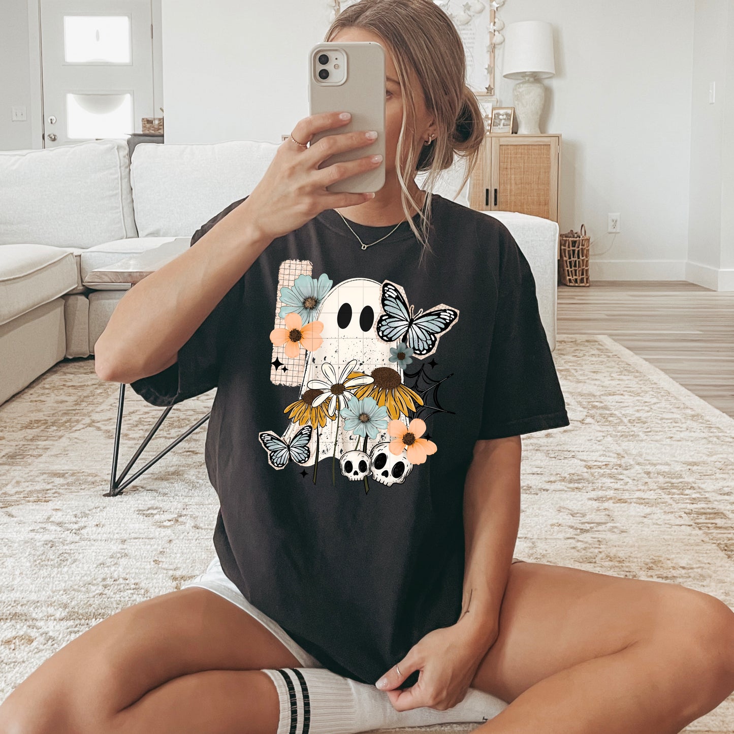 Floral Ghost Transfer *TWO PART**SOLD SEPARATELY**