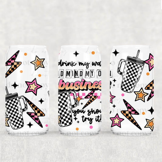 Mind Your Business Libbey Wrap Transfer