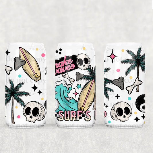 Surfs Up Libbey Wrap Transfer