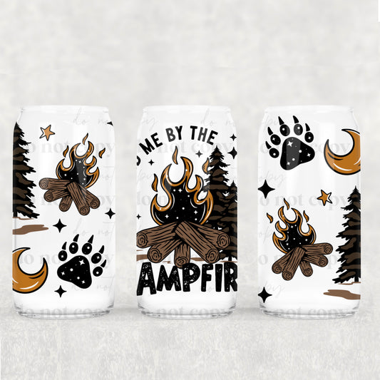 Find Me By The Campfire 16oz Libbey Wrap Transfer