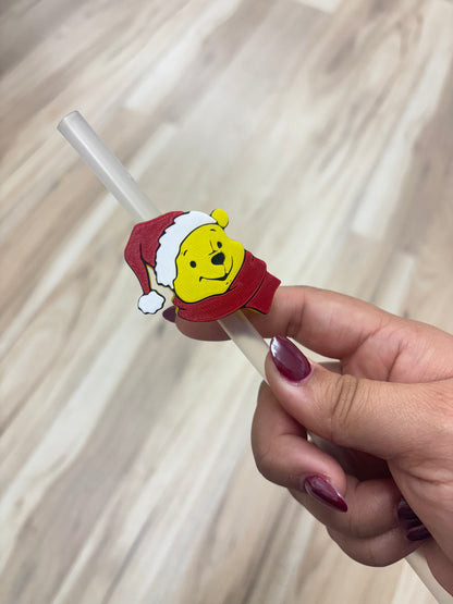 PoohBearr - 3D Printed Straw Topper