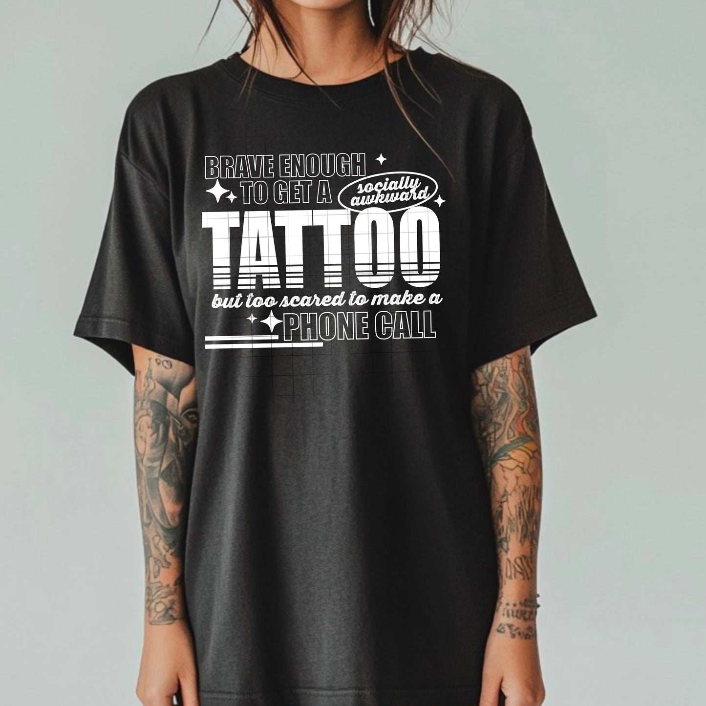 Brave Enough To Get A Tattoo Transfer