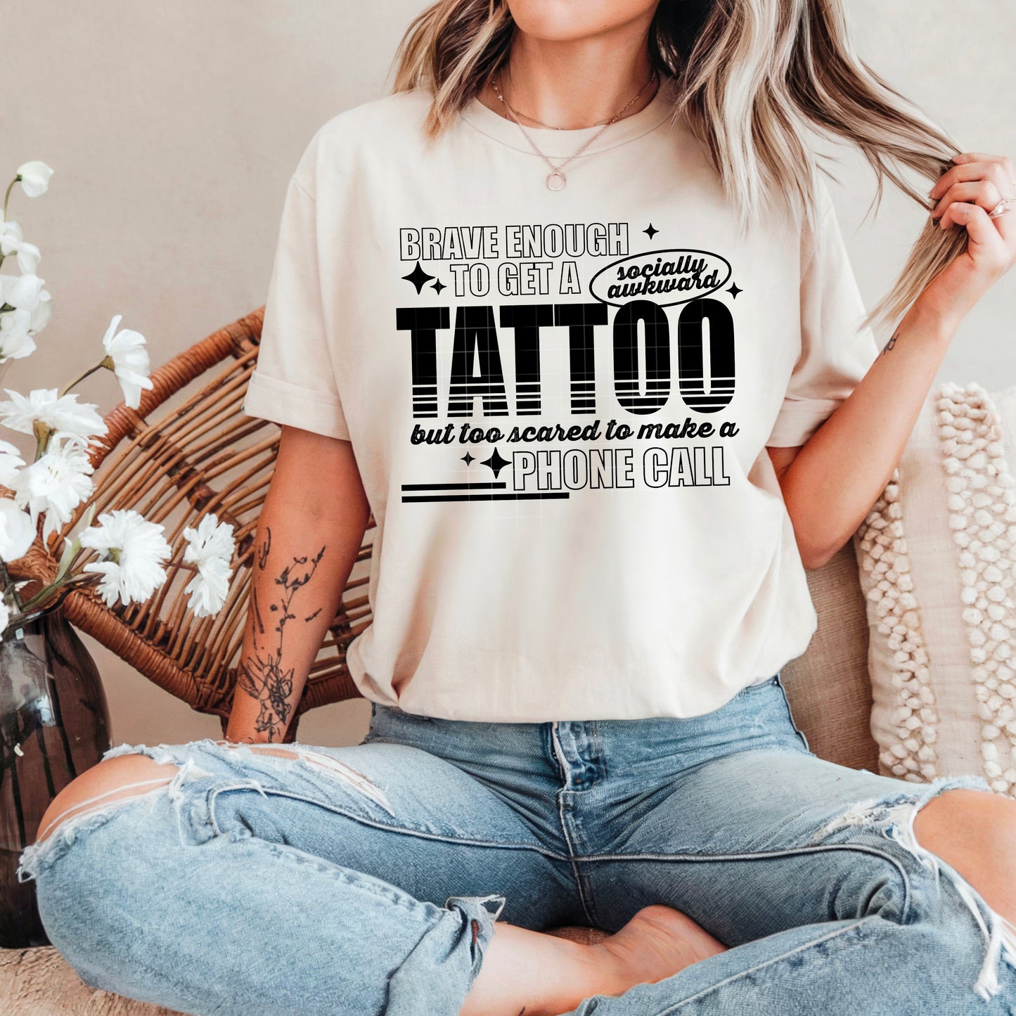 Brave Enough To Get A Tattoo Transfer