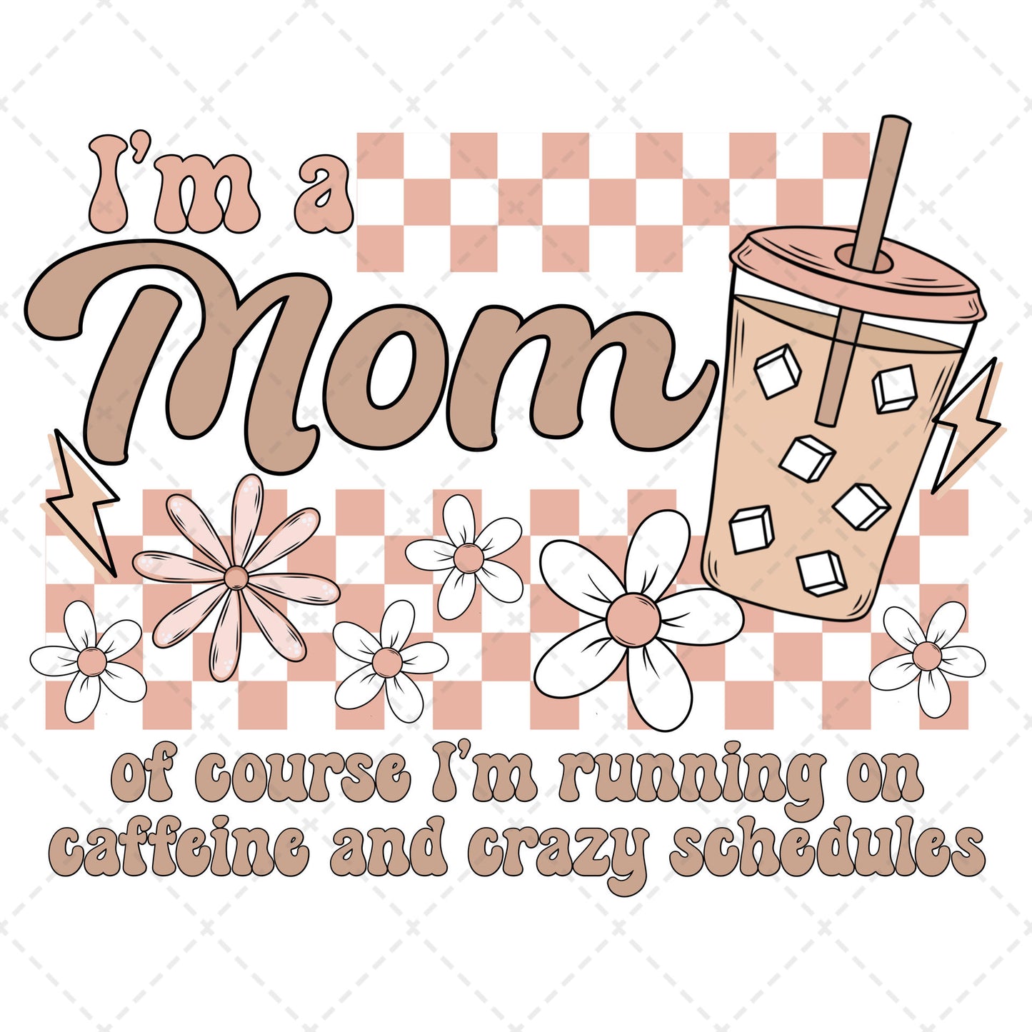 I'm A Mom Retro Transfer