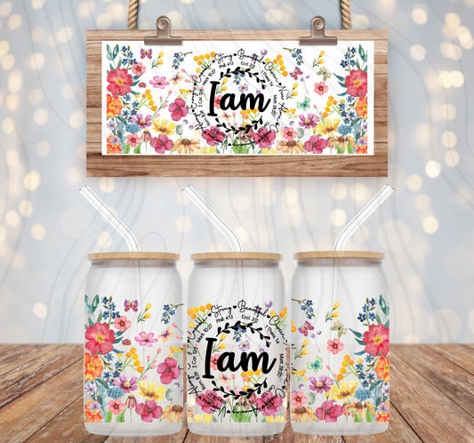 I Am 16oz Libbey Wrap