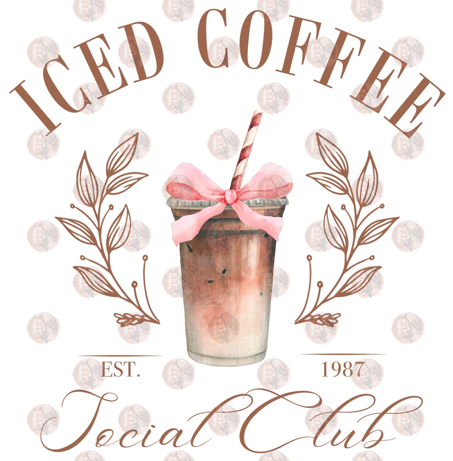 Iced Coffee Club Transfer