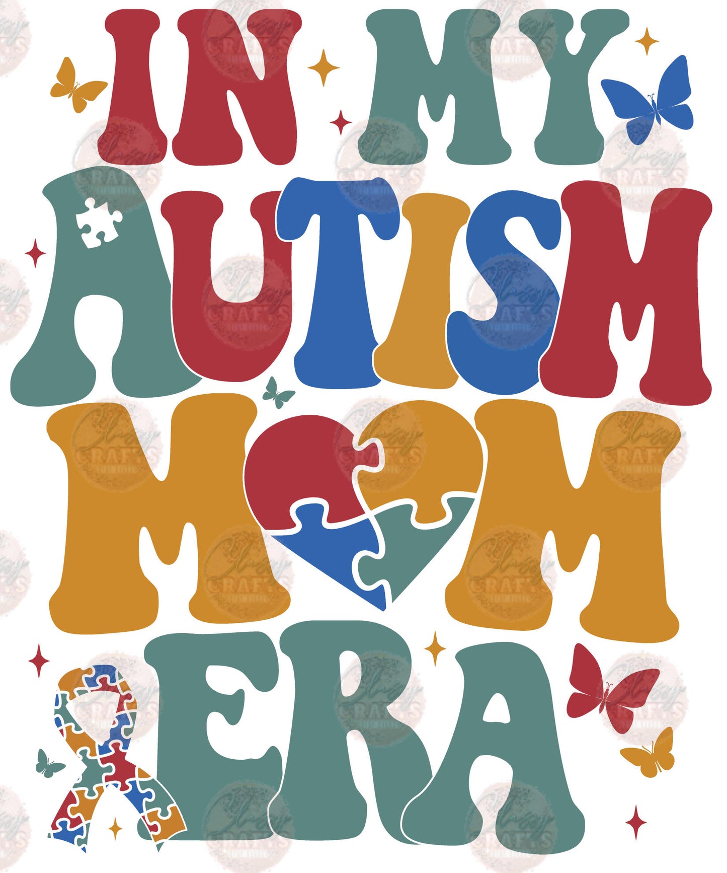 In My Autism Mom Era Pocket Two Part **Sold Separately** Transfer