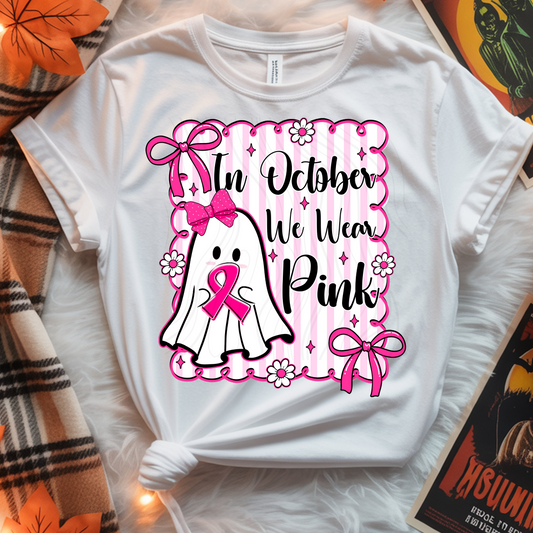 In October We Wear Pink Transfer