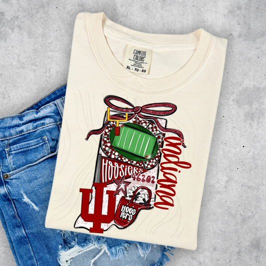 Indiana Hoosiers Game Day Coquette Transfer