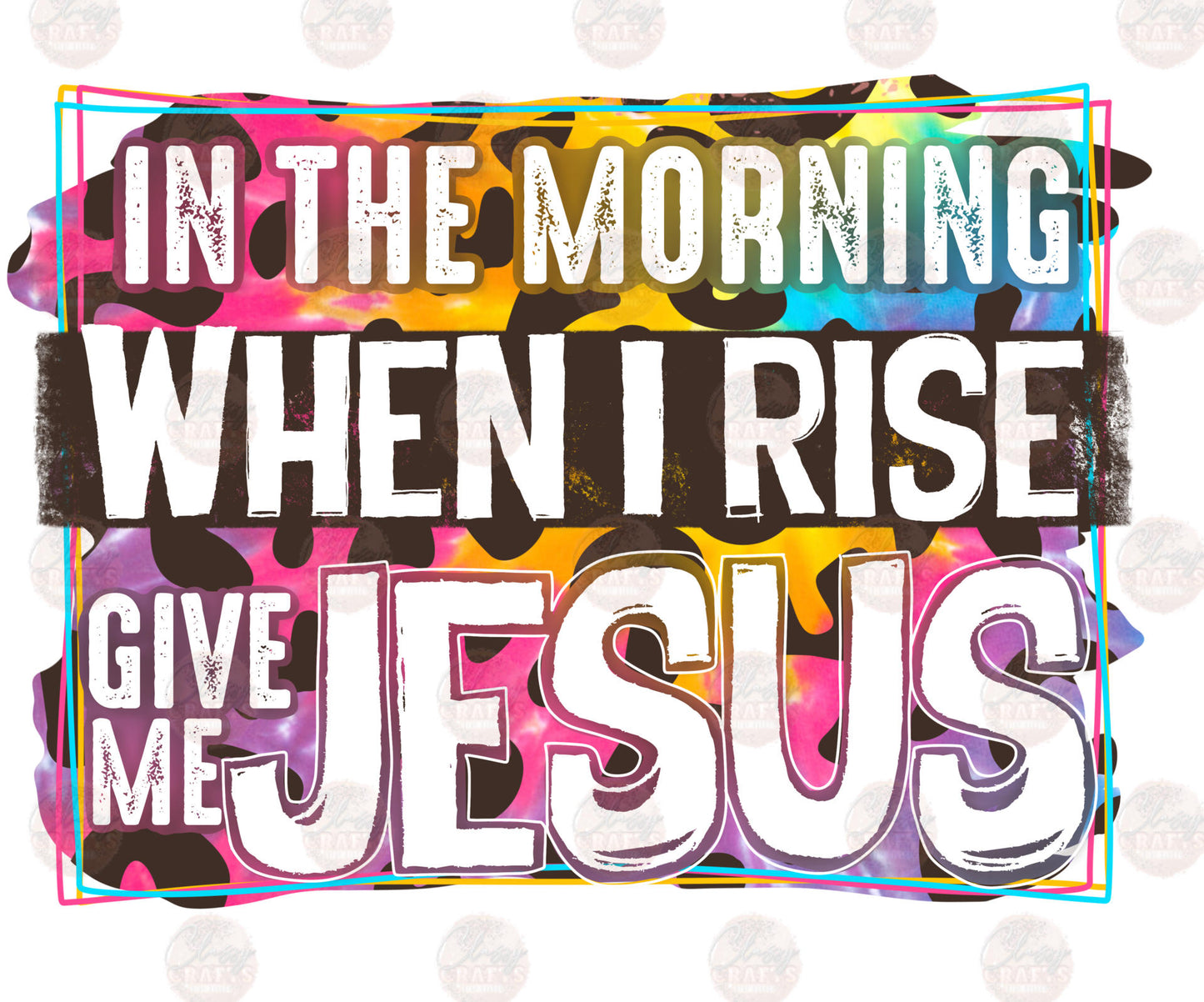 In The Morning When I Rise Give Me Jesus Transfers