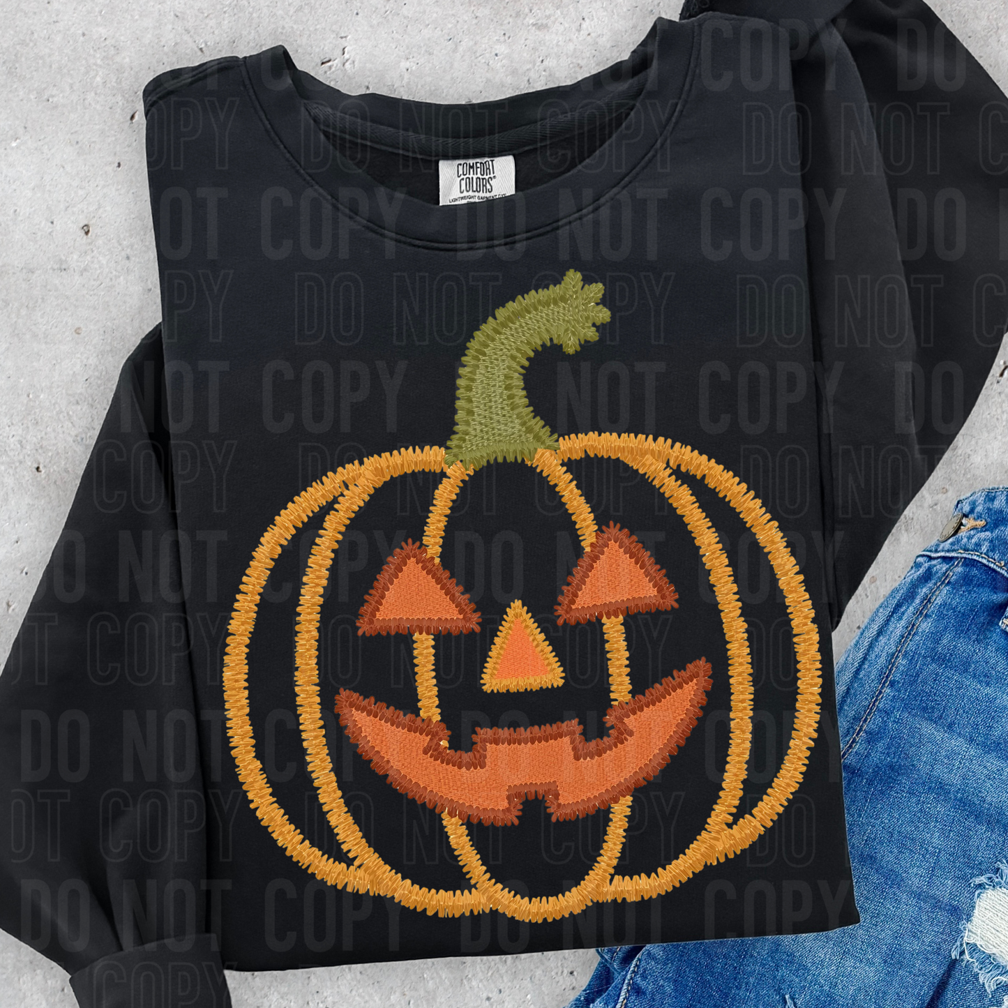 JACK O LANTERN STITCH OUTLINE TRANSFER