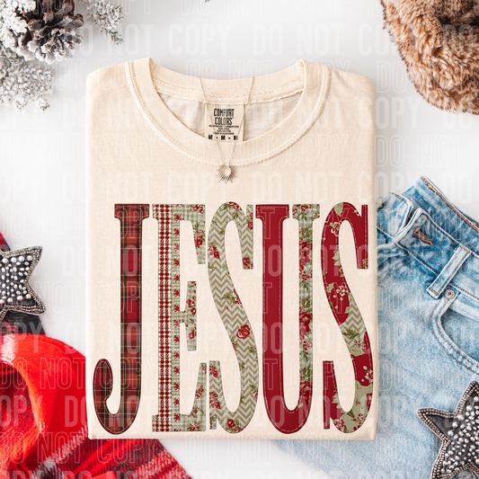 JESUS PATCH CHRISTMAS TRANSFER
