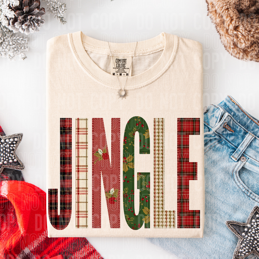 JINGLE CHRISTMAS PATCH TRANSFER