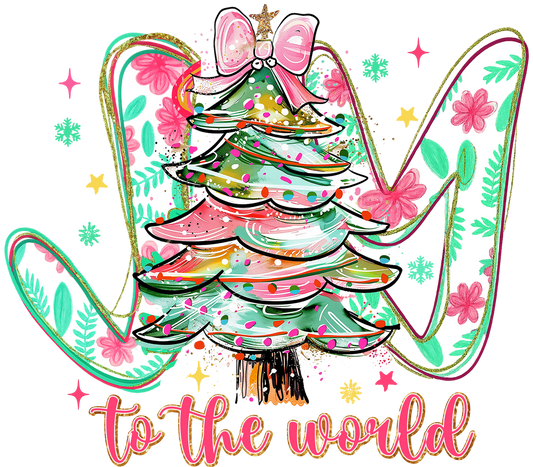JOY TO THE WORLD BOW TREE TRANSFER