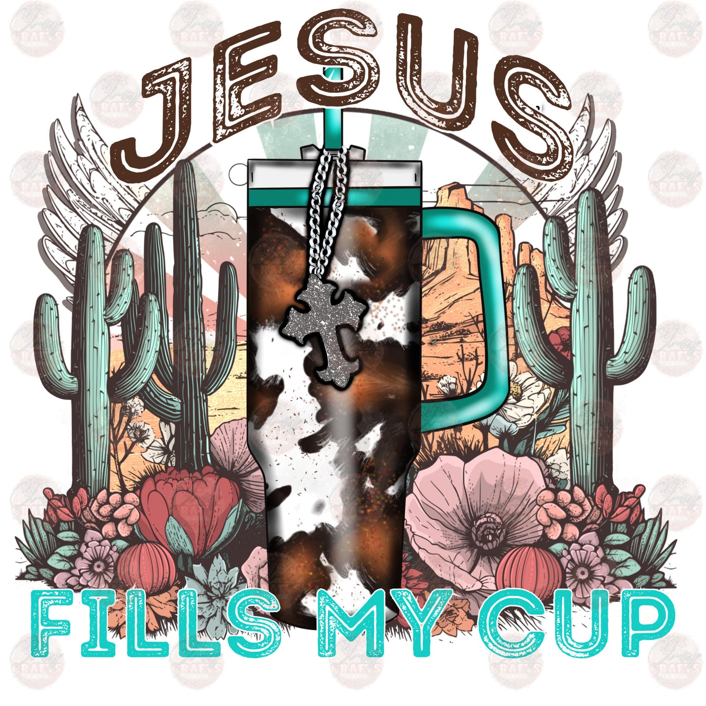 Jesus Fills My Cup Transfer