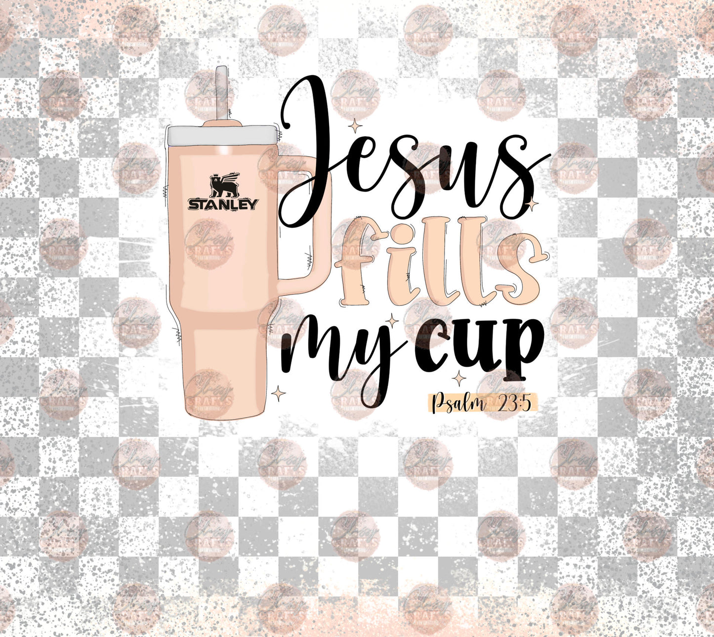 Jesus Fills My Cup Tumbler Wrap