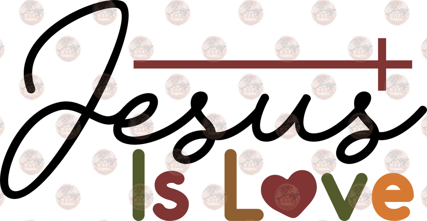 Jesus Is Love Transfer