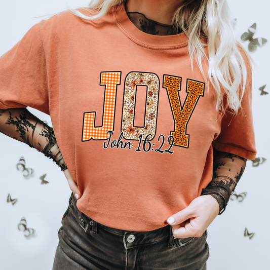Joy Floral Transfer