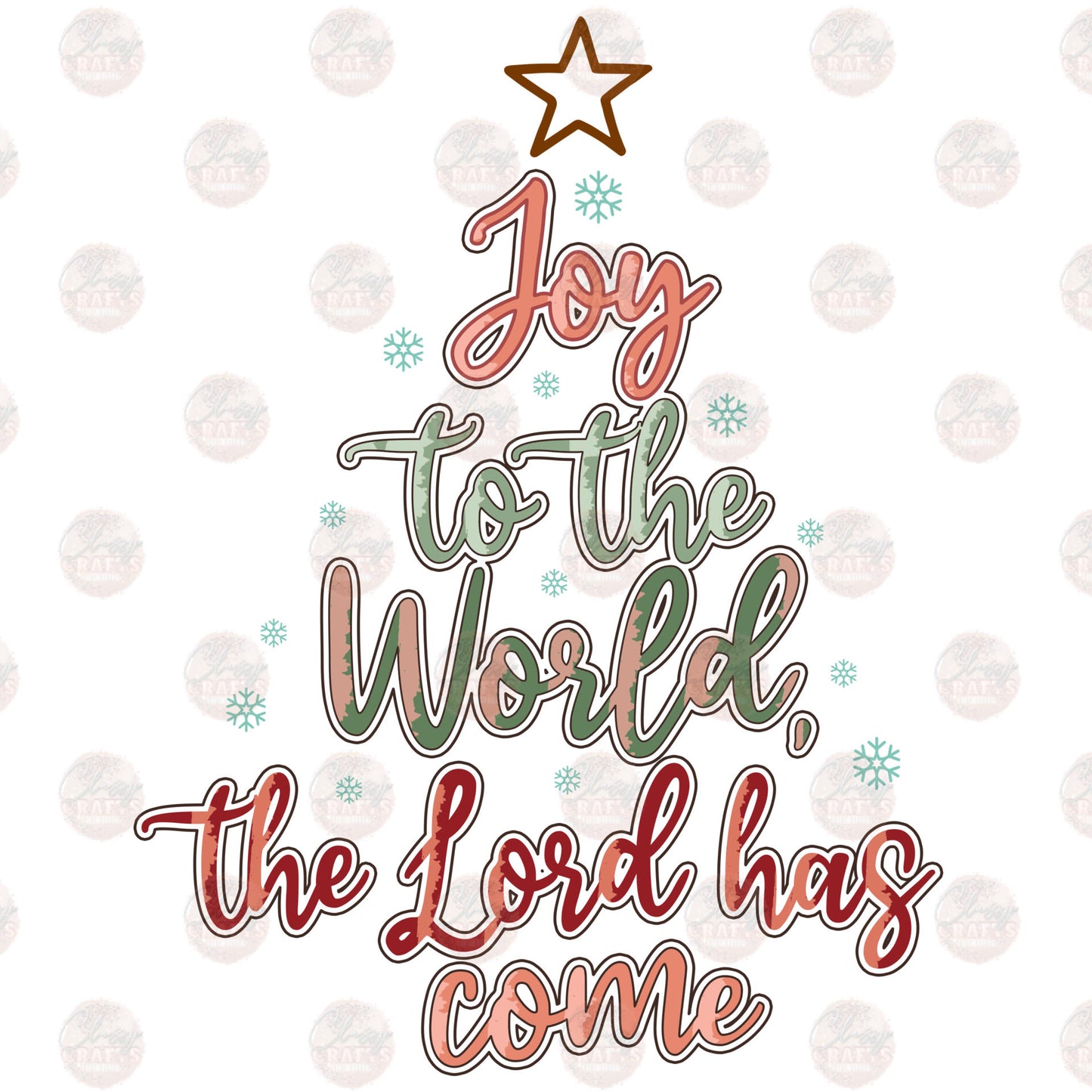 Joy To The World The Lord Has Come Transfer